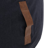 Contemporary Bean Bag with Vinyl Straps - NH112413