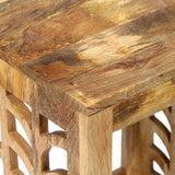 Handcrafted Boho Mango Wood Nesting Tables - NH416313