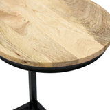 Handcrafted Boho C-Shaped End Table - NH206313