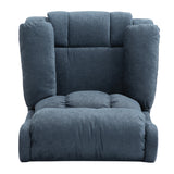 Contemporary Pillow Tufted Massage Recliner - NH681413