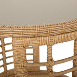 Outdoor 3 Piece Wicker Chat Set - NH896313