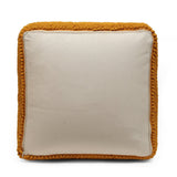 Boho Handcrafted Tufted Fabric Square Pouf - NH802513