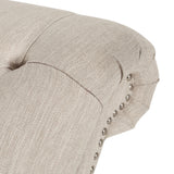 Contemporary Fabric Button Tufted Chaise Lounge - NH243413