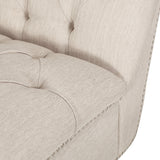 Contemporary Fabric Button Tufted Chaise Lounge - NH243413