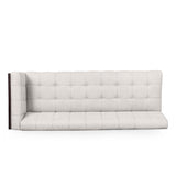 Mid-Century Modern Fabric Tufted Sectional Sofa Set - NH583413