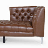 Contemporary Tufted One Armed Chaise Lounge - NH453413