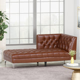 Contemporary Tufted One Armed Chaise Lounge - NH453413