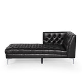 Contemporary Tufted One Armed Chaise Lounge - NH453413