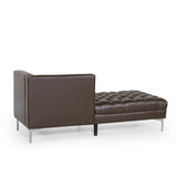 Contemporary Tufted One Armed Chaise Lounge - NH453413