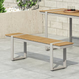 Outdoor Aluminum Dining Bench - NH617313