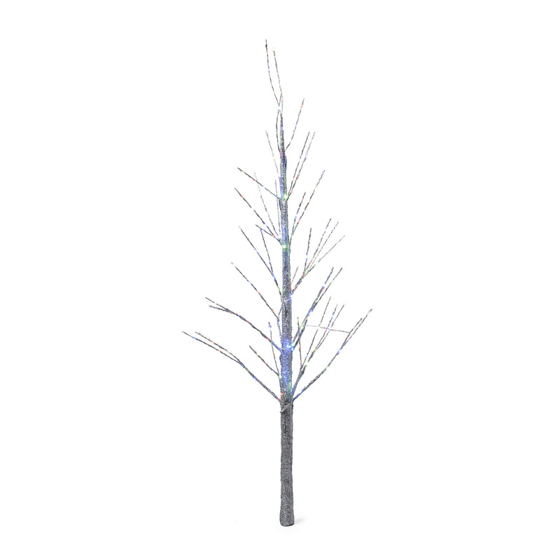 4-foot Pre-Lit 152 Multi-Color LED Artificial Christmas Twig Tree - NH576313
