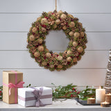 18.5" Pine Cone Unlit Artificial Christmas Wreath - NH266313