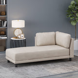 Contemporary Fabric Upholstered Chaise Lounge - NH817413
