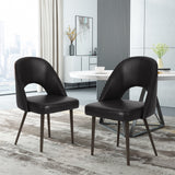 Contemporary Open Back Dining Chairs, Set of 2 - NH543413