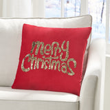 Glam Velvet Christmas Throw Pillow Cover - NH408313