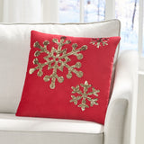 Glam Velvet Christmas Throw Pillow - NH018313