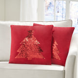 Glam Velvet Christmas Throw Pillow Cover - NH318313