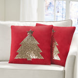 Glam Velvet Christmas Throw Pillow - NH518313