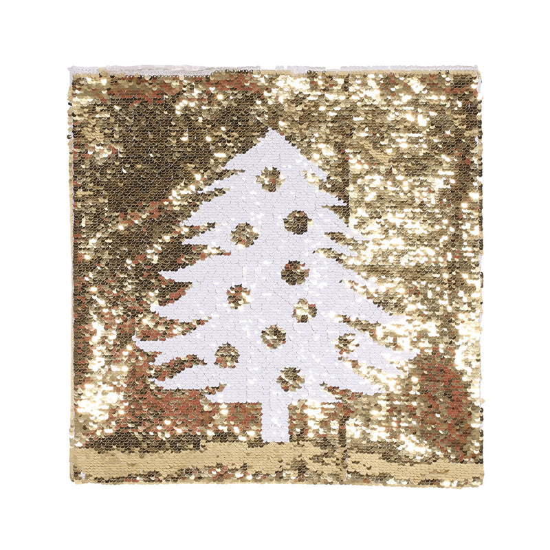 Glam Sequin Christmas Throw Pillow Cover - NH087313