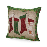 Modern Fabric Christmas Throw Pillow - NH597313