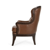 Contemporary Upholstered Accent Chair with Nailhead Trim - NH375513