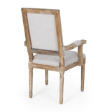 French Country Wood Upholstered Dining Chair - NH511513