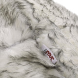 Modern Glam 5 Foot Short Faux Fur Bean Bag - NH499313