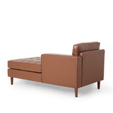 Contemporary Tufted Upholstered Chaise Lounge - NH345413