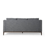 Contemporary Fabric 3 Seater Sofa with Accent Pillows - NH249413