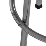 30-Inch Modern Design Chrome Steel Bar Stools (set of 2) - NH796632