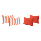 Outdoor Water Resistant Rectangular Throw Pillows - Set of 4 - NH030303