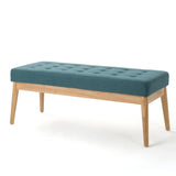 Anglo Modern Mid-Century Fabric Bench