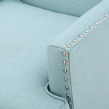 Studded Modern Club Arm Chair - NH099992