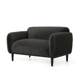 Sandee Contemporary Upholstered Loveseat