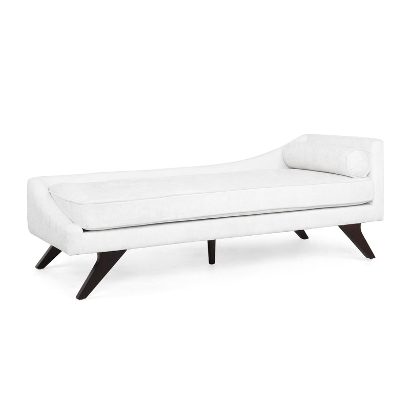 Mid-Century Modern Fabric Chaise Lounge - NH153313