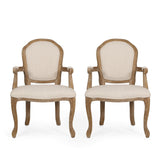 Traditional Upholstered Dining Chairs, Set of 2 - NH985413