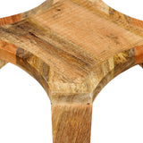 Handcrafted Boho Mango Wood Side Table - NH133313