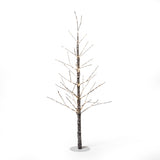 4-foot Pre-Lit 228 Warm White LED Artificial Christmas Twig Tree - NH376313