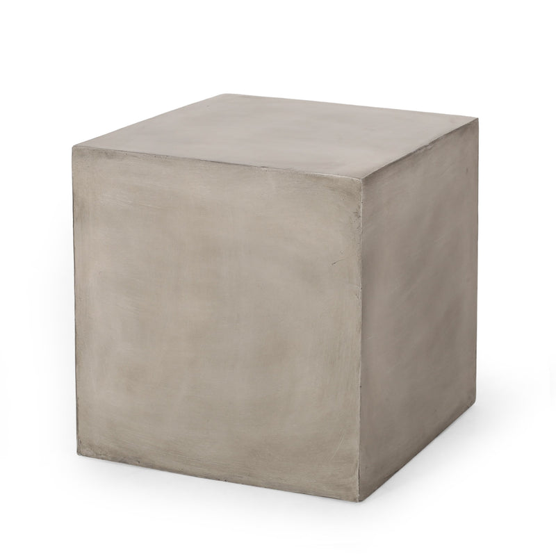 Outdoor Lightweight Concrete Side Table - NH704313