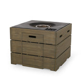 Outdoor 40,000 BTU Square Fire Pit - NH770413