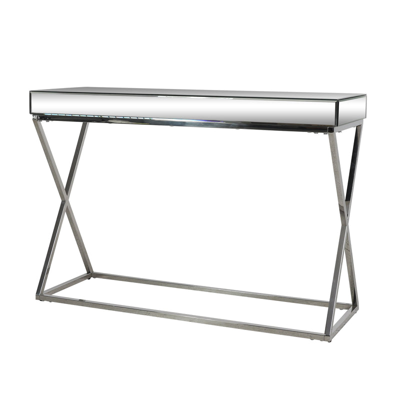 Modern Glam Console Table with Mirror Tabletop - NH245313
