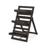 Outdoor Firwood 3 Tiered Plant Stand - NH735513
