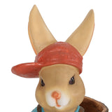 Outdoor Decorative Rabbit Planter, Blue and Brown - NH489413