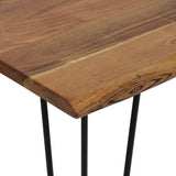Modern Industrial Handcrafted Acacia Wood Desk with Hairpin Legs - NH142413