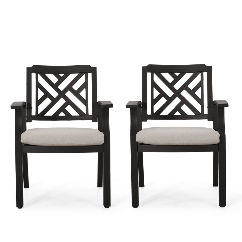 Outdoor Aluminum Dining Chairs, Set of 2 - NH800413