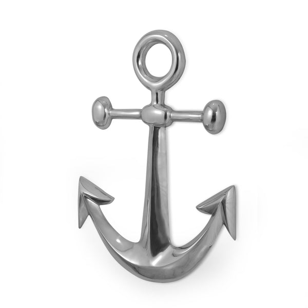 Handcrafted Aluminum Anchor Wall Decor - NH002413