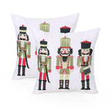 Modern Fabric Christmas Throw Pillow - NH077313