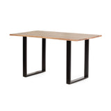 Modern Industrial Acacia Wood Dining Table - NH014313