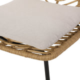 Outdoor Wicker Chairs with Cushion, Set of 2 - NH210413