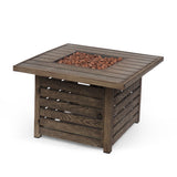 Outdoor 50,000 BTU Square Fire Pit - NH440413